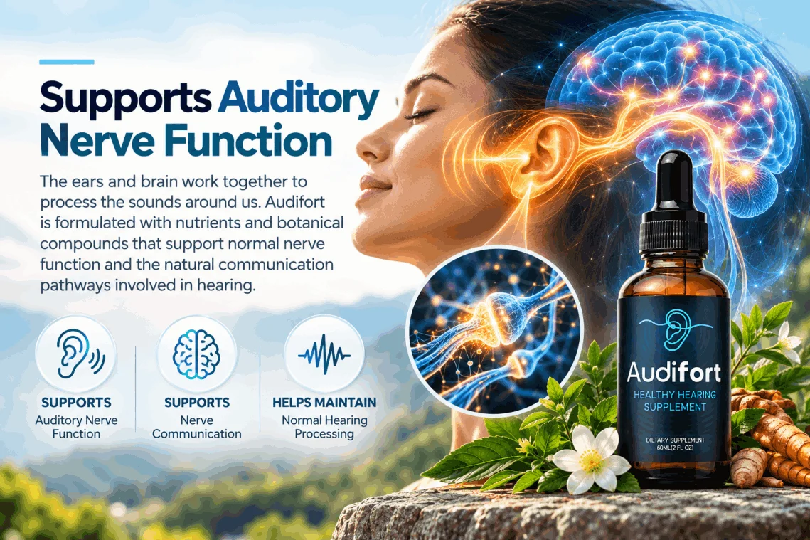 Audifort Supports Auditory Nerve Function
